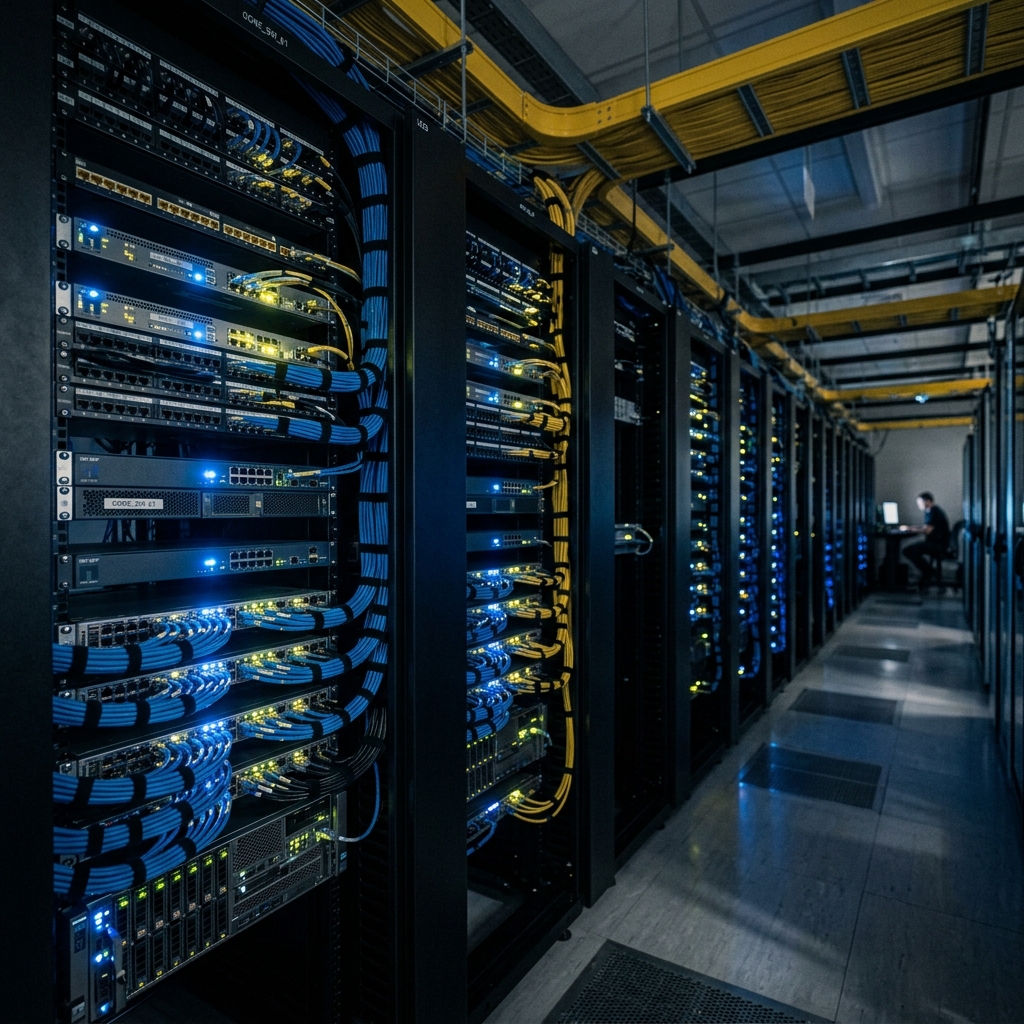 Infraestrutura de redes, servidores e cabeamento estruturado em Curitiba pela Rooted Soluções em T.I.